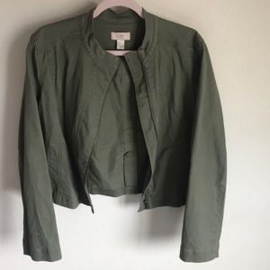 Large Loft Outlet Green Jacket